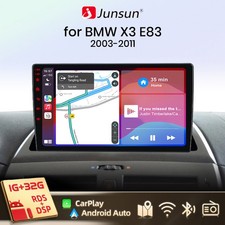 Android 14 Carplay Car Stereo GPS Sat Nav Radio DAB+ For BMW X3 E83 2004-2012