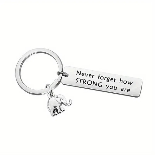 Elephant keyring - elephant,