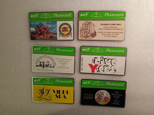 Telephone cards btg various - bt,