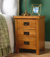 Baysdale Rustic Oak 3 Drawer