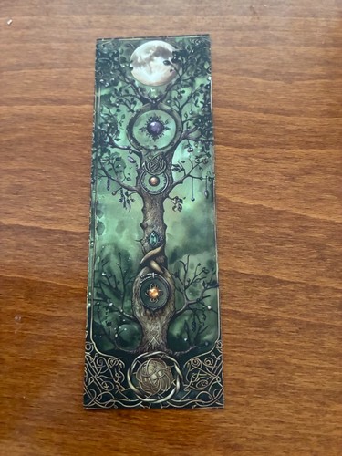 Celtic tree themed bookmark 2 - celtic,