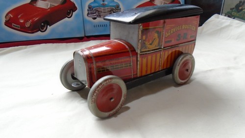 Tinplate peugeot biscuit tin - peugeot,