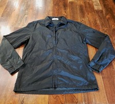 Stone Island nylon shimmer zip