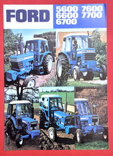 1979 FORD TRACTORS Sales Brochure - 5600 6600 6700 7600 7700 Mint Condition