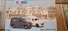 CORGI D13/1 SET OF 2 MORRIS MINOR VAN DOG AND GATESHEAD POLICE 1:43 1989 ISSUE