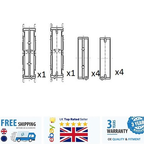 Crankshaft bearing for toyota - bearing,