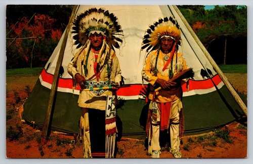 Native american postcard - american,