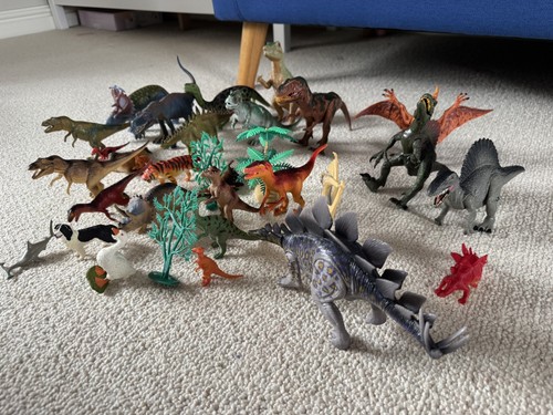 Large dinosaur toys bundle