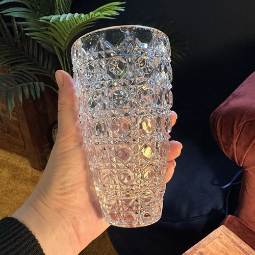 Heavy cut glass - heavy, tumbler