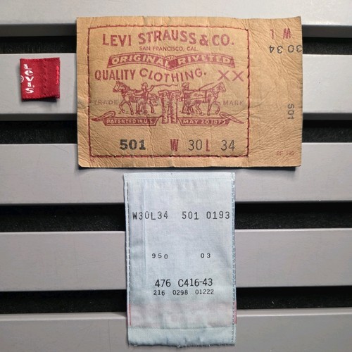 Vintage levi 501 red tab - 501, w30
