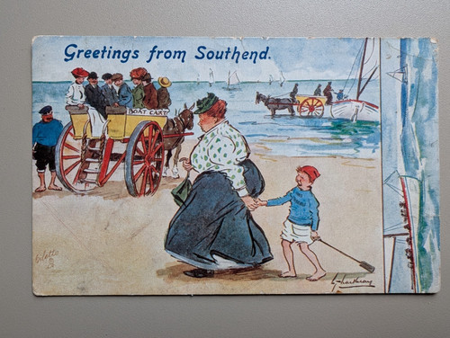 Old postcard artist thackray - old,