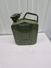 5L LITRE METAL JERRY CAN GREEN CAR STORAGE FUEL PETROL DIESEL WATER CONTAINER