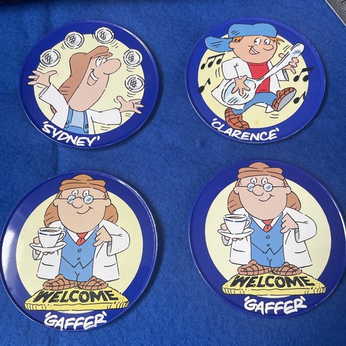 Tetley tea coasters - 4,