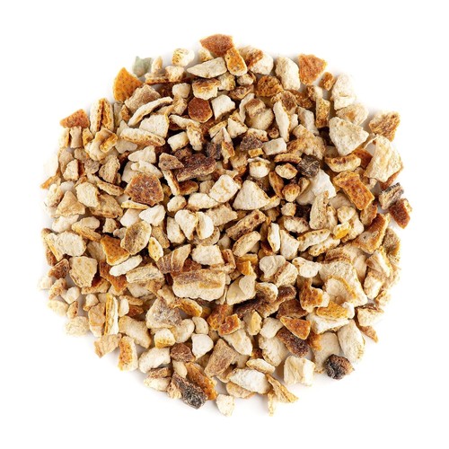 Dried orange zest peel pieces - orange,