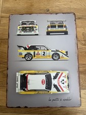 Audi Quattro WRC Rally Car Tin