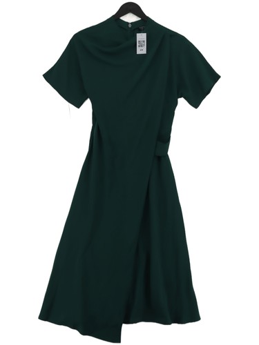 Topshop wrap midi dress uk8 - dress,