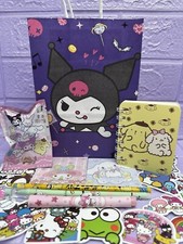 SANRIO Notebook Stationary Hello Kitty Gift Bag Blind Rubber Highlighter