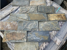 CLEARANCE 24m2 job lot rustic slate split face wall tiles REF 327