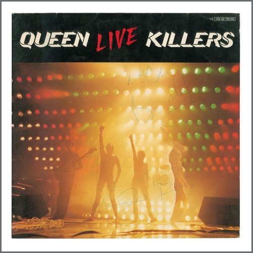 Queen 1981 autographed - queen,