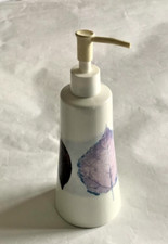 Portmeirion Dusk Leaf Croscill Home Soap Dispenser used Excellent 14.5cm Tall