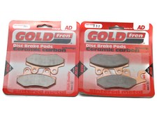 Goldfren Brake Pads Front & Rear For Ajs Daytona 125 E 2010