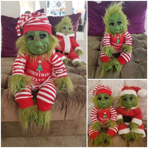 Christmas grinch baby stuffed - grinch,