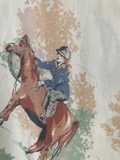 Cath Kidston Horse Riding Meet Print Silky Front Cardi S Rivals Jilly Cooper