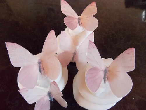 Precut pale pink edible - 12,