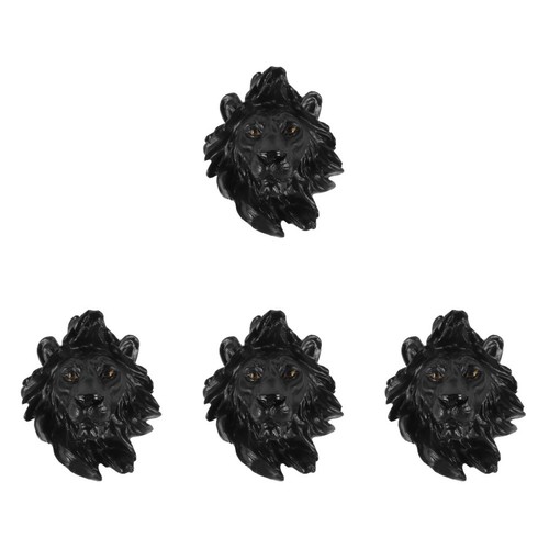 Set reusable resin lion - 4,