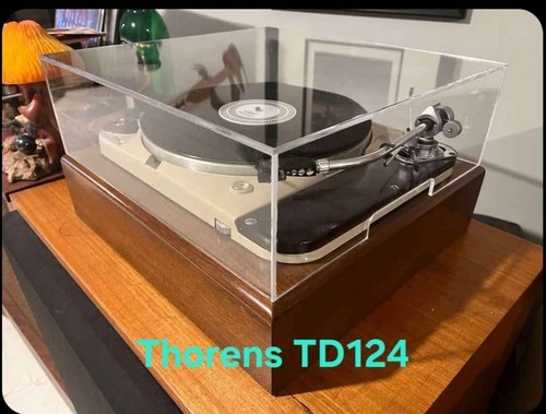 Dust cover for - thorens, td124