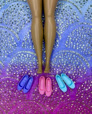 Curvy Barbie Shoes For Flat