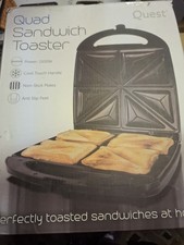 Quest 35990 4 Portion Non-Stick Toastie Maker/Easy to Clean/Student. Not Working