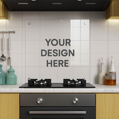 Custom glass splashback - splashback, –