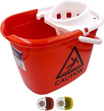 12L Heavy Duty Mop Bucket Red