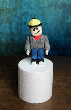 ROBLOX inspired edible handmade figure birthday cake topper