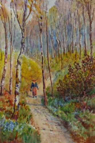 Original watercolour figure - original, 'figure
