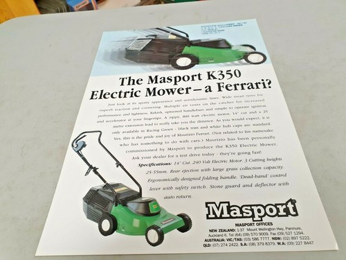 1980s masport lawn mower - 1980s, ?