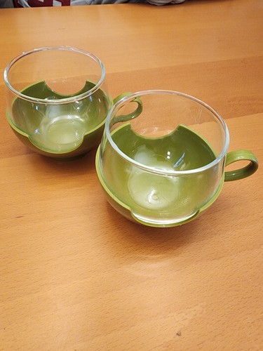 Vintage pyrex set olive - 2,