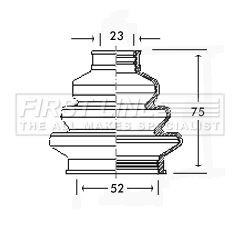First line drive shaft - line,