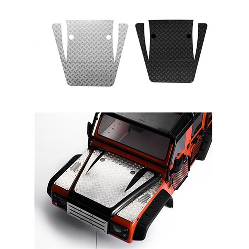 Metal skid plate engine hood - skid,