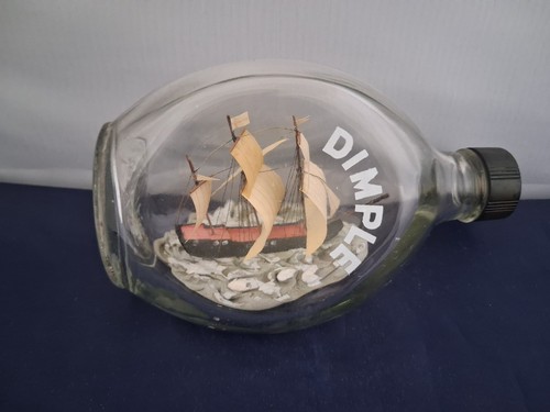 Vintage retro ship - a, bottle