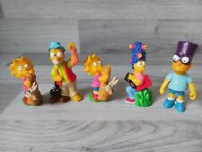 The Simpsons Figures X 5 1990 Burger King Toys Vintage