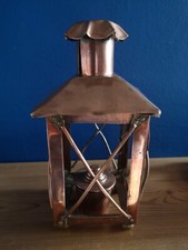 Small Vintage Copper Oil Lamp