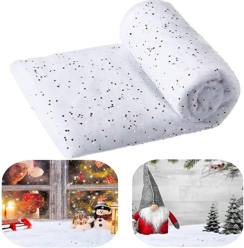 Snow blanket glitter - blanket,