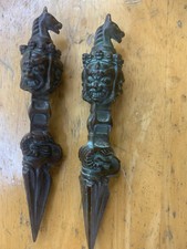 2 Pcs Wonderful Tibetan Bronze