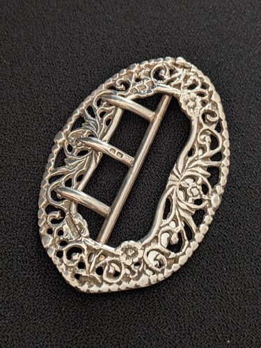 Victorian sterling silver belt - victorian,