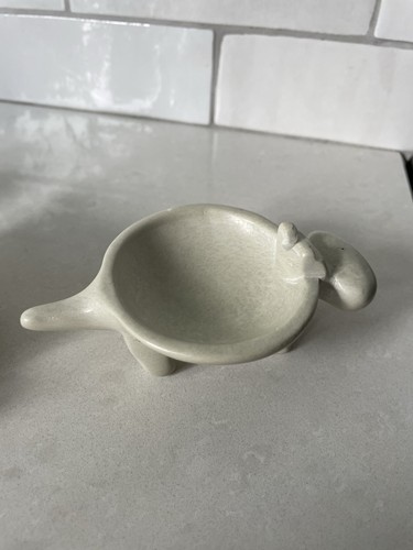 Soapstone hippo bowl - soapstone,