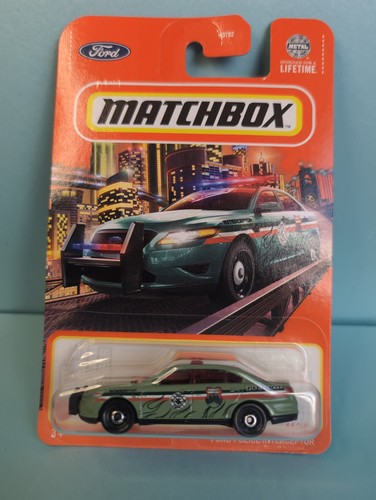 Matchbox long card - ford, police
