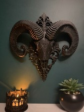 Ram skull elegant wall decor
