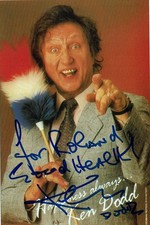 Ken Dodd hand signed photo